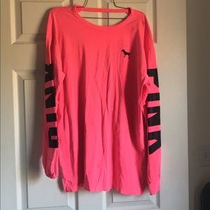 VS PINK Open back top